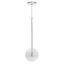 Pendente Lux Globo Cristal Vidro Escovado + Led Pendente Lux Globo Cristal Vidro Escovado + Led