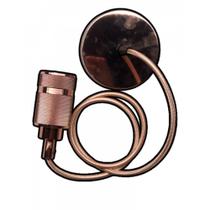 Pendente luxo detalhado aluminio ouro rose e27 1mt galaxy 3716