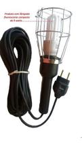 Pendente Luz fio PP 8 Mts. Gaiola Arame uso em 110/220 Volts Pendente Luz fio PP 8 Mts. Gaiola Arame uso em 110/220 Volts