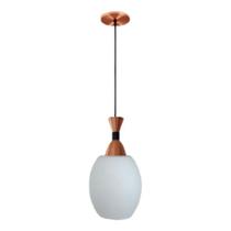 Pendente Mascate Branco Fosco 1X E27 Kin Pendente Mascate Branco Fosco 1X E27 Kin