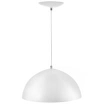 Pendente Meia Bola 30 Branco/Cobre Sala Cozinha Churrasqueir Pendente Meia Bola 30 Branco/Cobre Sala Cozinha Churrasqueir