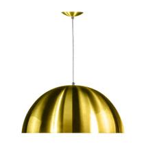 Pendente Meia Bola 30 Dourado Sala Cozinha Churrasqueira