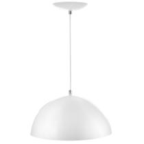 Pendente Meia Bola 40 Branco Sala Cozinha Churrasqueira