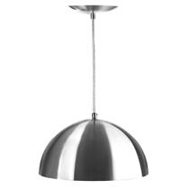 Pendente Meia Bola 40 Escovado Sala Cozinha Churrasqueira