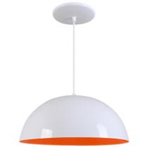 Pendente Meia Lua 34cm Luminária Moderna Elegante