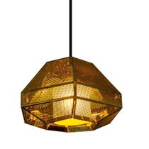 Pendente Metal Baixo Ouro + LED G9 5w Branco Frio 110V St1740