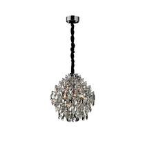 Pendente Metal Cristal Cromado Yamamura