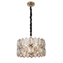 Pendente Metal Cristal Ouro Frances 45cm Yamamura