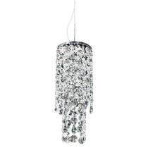 Pendente Metal Cromado E Cristal Fancy P62702tr Pier