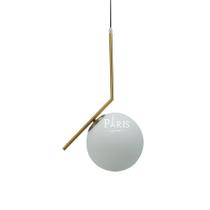 Pendente Metal Dourado Esfera Globo 15cm E27 DS8157B Delis