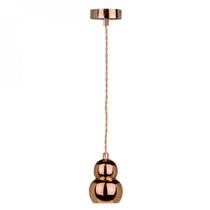 Pendente Metal Glamour Lamp Show Cobre