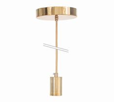 Pendente Metallum Dourado 1XE27 - G-Light