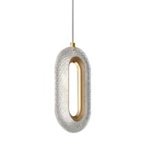 Pendente Michelly Metal Dourado + Acrílico 23533 - ADNMAIS
