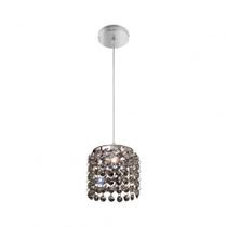Pendente Milano Cristal Fume Redondo 1 Luz - Llum Bronzearte Pendente Milano Cristal Fume Redondo 1 Luz - Llum Bronzearte
