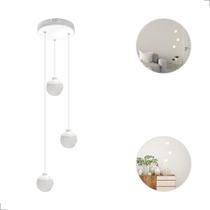 Pendente Mini Globos Small Branco Led 3000K Moderno Spotline