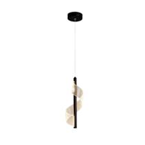 Pendente Moderno Acrílico LED Espiral 3em1 Bivolt