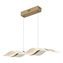 Pendente Moderno Bancada Mesa De Jantar Acrilico Retangular