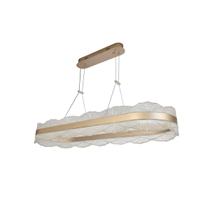 Pendente Moderno LED 3em1 Desing Orgânico Dourado Champanhe