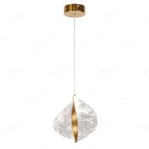 Pendente Moderno LED Concha 3 em 1 Bivolt Cor Dourado Pendente Moderno LED Concha 3 em 1 Bivolt Cor Dourado