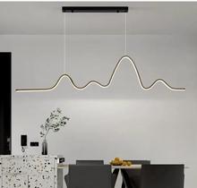 Pendente Moderno Mesa De Jantar Minimalista Zig Zag Bancada