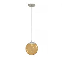 Pendente Moderno Prata P/ Bancada Cozinha Cabeceira de Cama Pendente Moderno Prata P/ Bancada Cozinha Cabeceira de Cama
