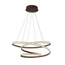 Pendente Moderno Preto 80cm LED 75W 3200K Bivolt Pendente Moderno Preto 80cm LED 75W 3200K Bivolt