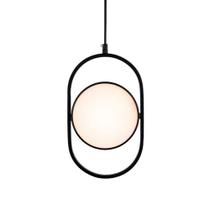 Pendente Moderno Prizi Branco Luxy - 18x30cm