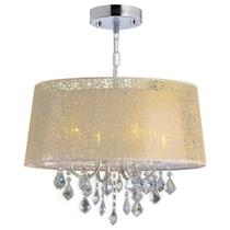 Pendente montreal circular 49x49x23cm creme 4 lamp e-14 max. 60w Pendente montreal circular 49x49x23cm creme 4 lamp e-14 max. 60w