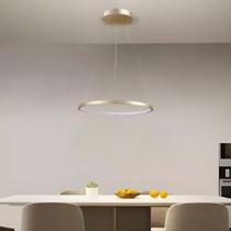 Pendente Montreal Led 20W 3000K 40x2cm Dourado