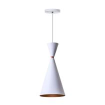 Pendente Moscou Branco Com Cobre Alumínio Decorações Pendente Moscou Branco Com Cobre Alumínio Decorações