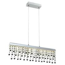 Pendente Munique Cristal Led 12W 4000K Cromado Quality