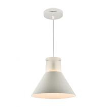 Pendente Mykonos Fosco com Cúpula Branca 1L E27