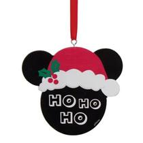 Pendente natalino Mickey e Minnie Ho Ho Ho Disney 11x10