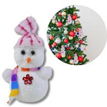 Pendente Natalino Para Arvore de Natal Boneco Neve Noel Top