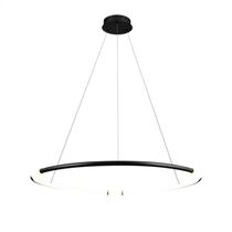 Pendente Nébula Preto E Branco 87cm 35w 3000k Dw005sb Bella