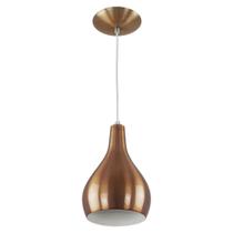 Pendente Nepal Drop Premium Gourmet em Aluminio New Cobre Pendente Nepal Drop Premium Gourmet em Aluminio New Cobre