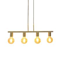 Pendente New Bar Dourado 60cm E27 Bivolt para Salas e Quartos - HTPDT51666DO