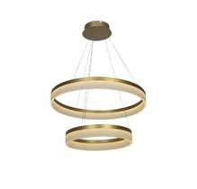 Pendente nitrolux acr-200d ø60(ø40+60)x150cm dourado alumínio e acrílico 41w 3500k 5740lm Pendente nitrolux acr-200d ø60(ø40+60)x150cm dourado alumínio e acrílico 41w 3500k 5740lm