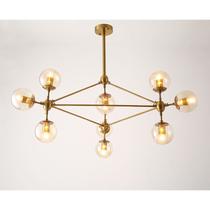Pendente Nordecor Jabuticaba 10 Lampadas - Bronze 2070 - Bocal: 10*E27 - IP20 -