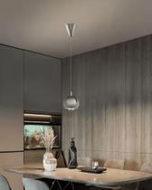 Pendente Okio 5W 3000K Fumê Bivolt Opus