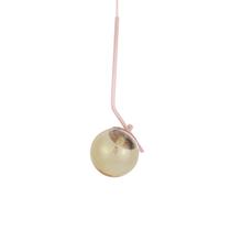 Pendente On Ly ROSÉ com globo esfera de vidro Âmbar Pendente On Ly ROSÉ com globo esfera de vidro Âmbar