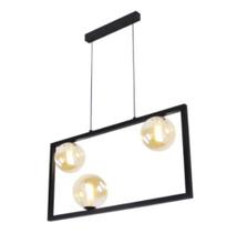 Pendente Orbit 3 Globos Bola Champagne e PT Studioluce P/ 3X G9 ST2662