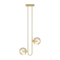 Pendente Orbit Champagne e DO 2 Globos Bolas + 2X G9 BQ Studioluce ST2658