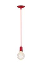 Pendente orbital em alumínio verm metalizado - com fio de 1m pd 230 vm met vermelho metálizado 1 n
