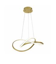 Pendente Orgon 80cm Dourado com Led
