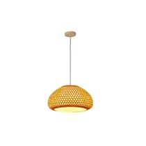 Pendente oval iluminação ambiente led java 40cm gmh