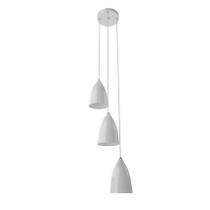 Pendente Para Sala Branco 3 Lâmpadas Luce OR051 Orluce
