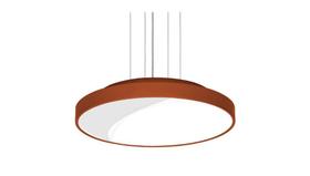 Pendente PDT Luminária Lustre Sala Jantar Quarto 100x50cm Lâmpada 7653 Cobre