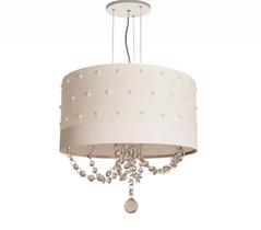 Pendente Pérolas 30x15 - Quarto De Menina Branco