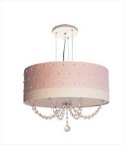 Pendente Pérolas 40x15 Quarto De Menina, Bebê, Infantil Rosa Pendente Pérolas 40x15 Quarto De Menina, Bebê, Infantil Rosa